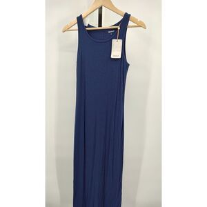 Quince Tencel Rib Knit Sleeveless Dress